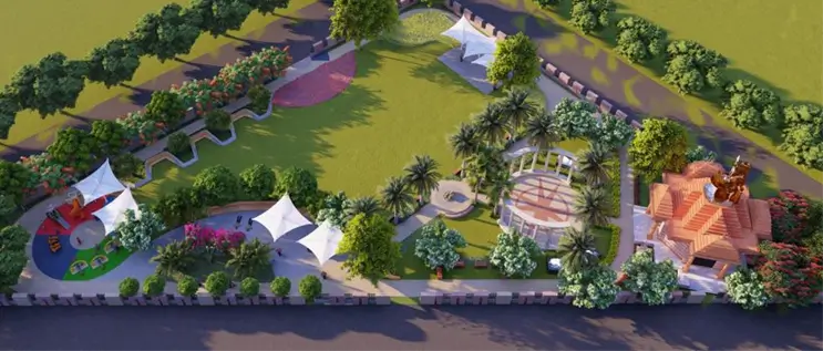 Temple + Park Landscape, Aligarh, U.P.